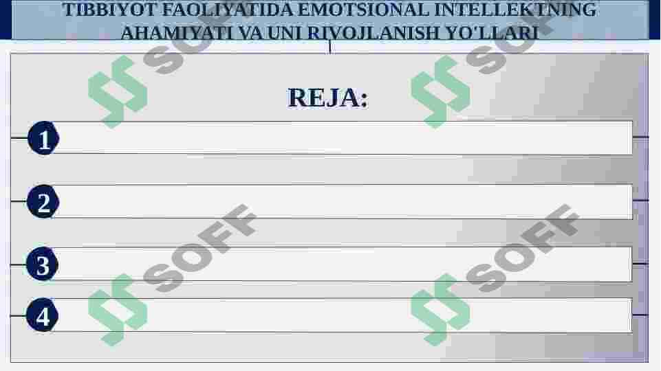 TIBBIYOT FAOLIYATIDA EMOTSIONAL INTELLEKTNING AHAMIYATI VA UNI RIVOJLANISH YO'LLARI 2