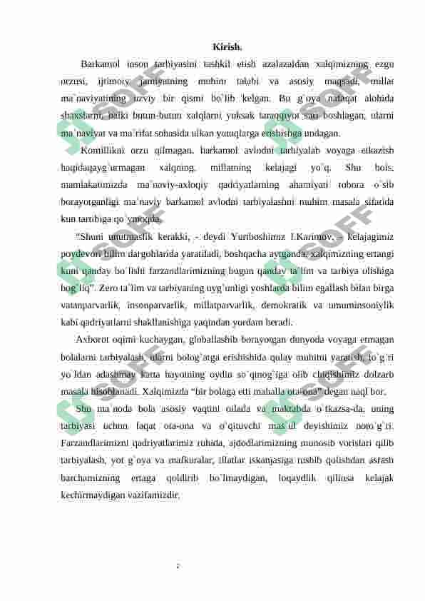 Oilada bolalarni tarbiyalash usullari 2