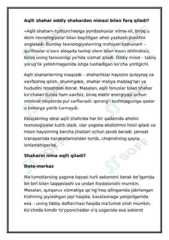 Oʻzbekistonda aqilli shahar konsepsiyasi 2