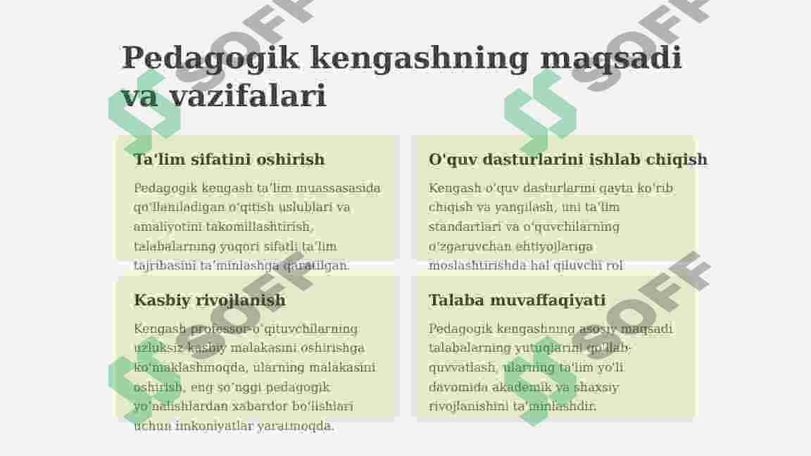 Pedagogik kengashni o’tkazishga rahbarlik qilish 2