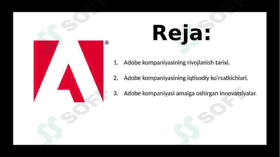 Adobe kompaniyasi haqida taqdimot 2