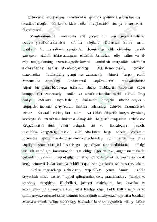 Dekart reperida to‘g‘ri chiziq va u bilan bog‘liq bo‘lgan metrik 2