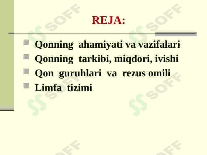 Qon tomir va limfa tizimi 2