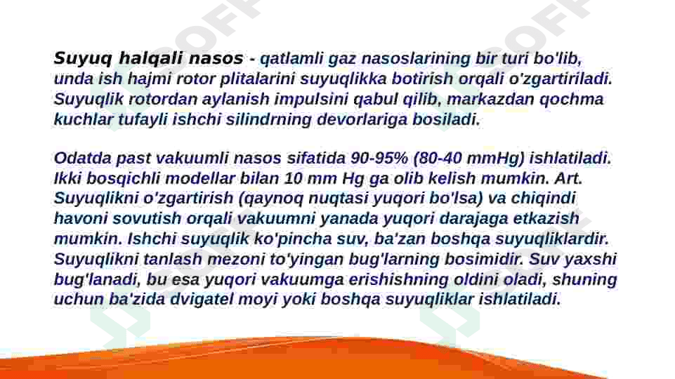 Suv halqali nasoslar 2