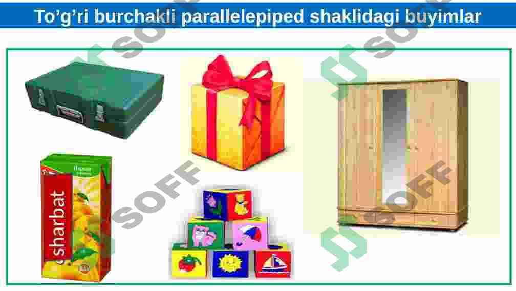 TO'G'RI BURCHAKLI PARALLELEPIPED 2