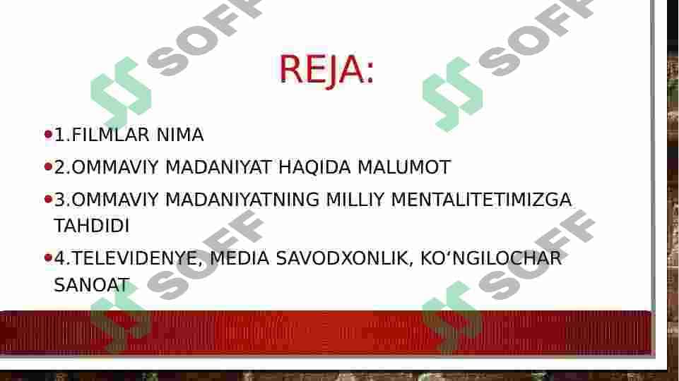 Ommaviy madaniyat 2