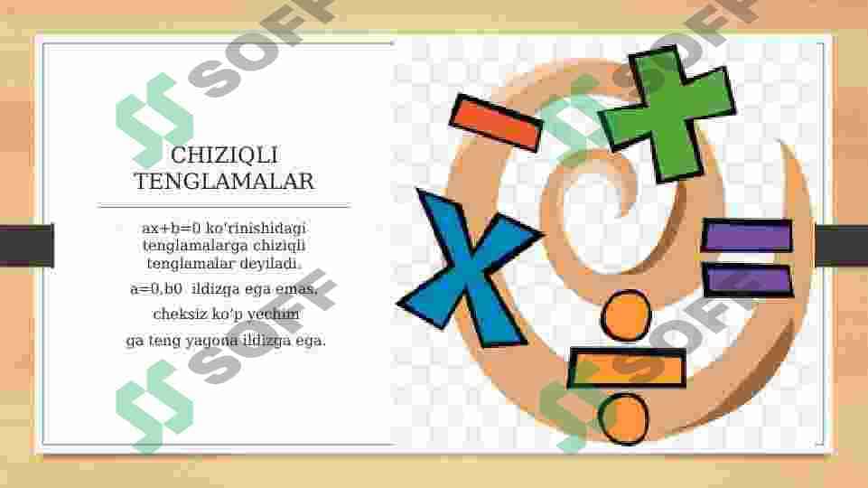 Tenglamalar 2
