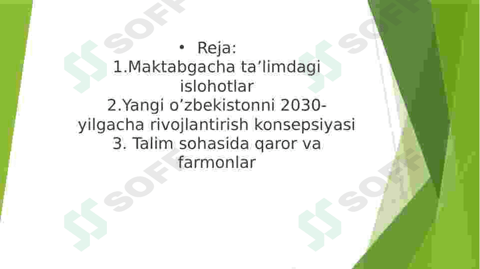 O’zbekistonda ta’lim sohasidagi islohotlar 2