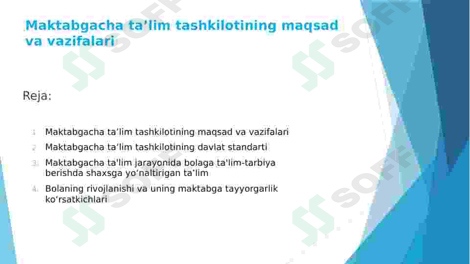 Maktabgacha ta’lim tashkilotining maqsad va vazifalari 2