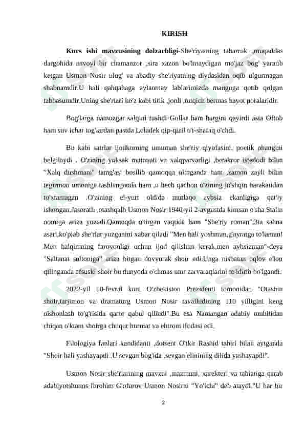 Usmon Nosir hayoti 2
