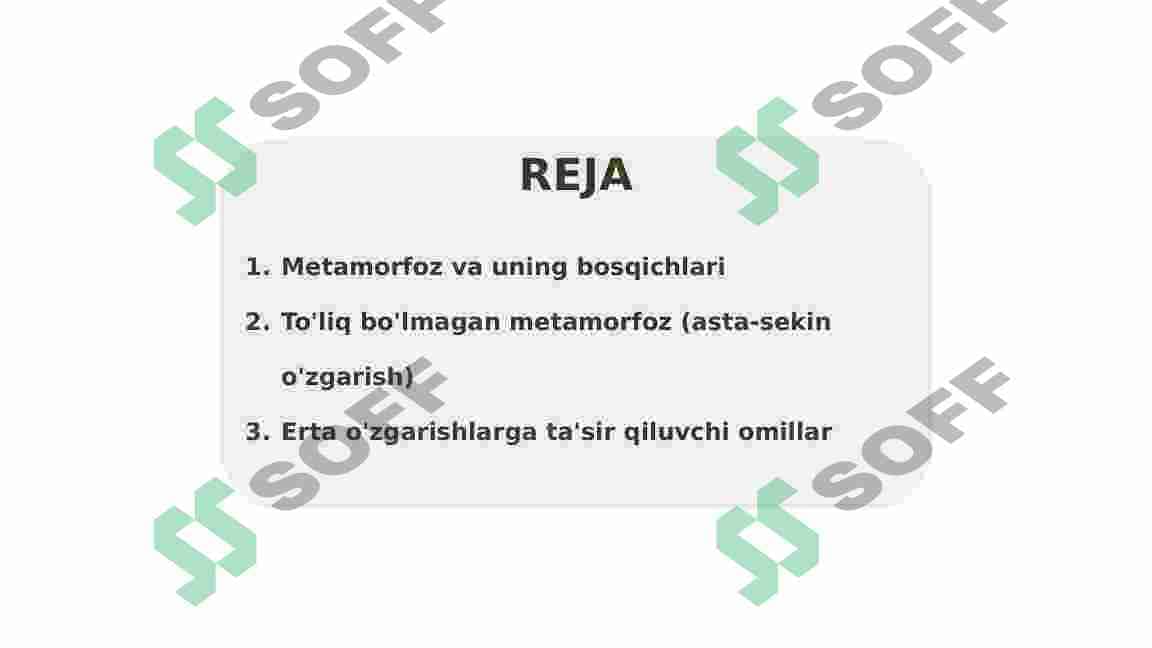 Chala o’zgarish bilan rivojlanadigan hasharotlar biologiyasi 2