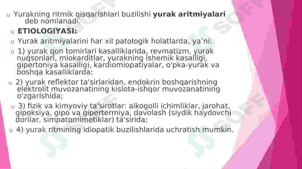 ARITMIYA VA BLOKADALAR 2