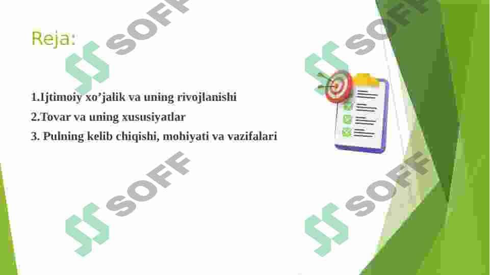 Tovar pul munosabatlari 2
