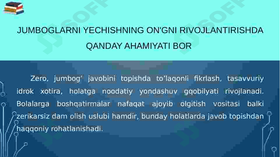 Boshlang’ich sinflarda matematik boshqotirmalar 2 3