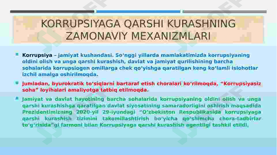 Korrupsiyaga qarshi kurashning zamonaviy mexanizmlari 3
