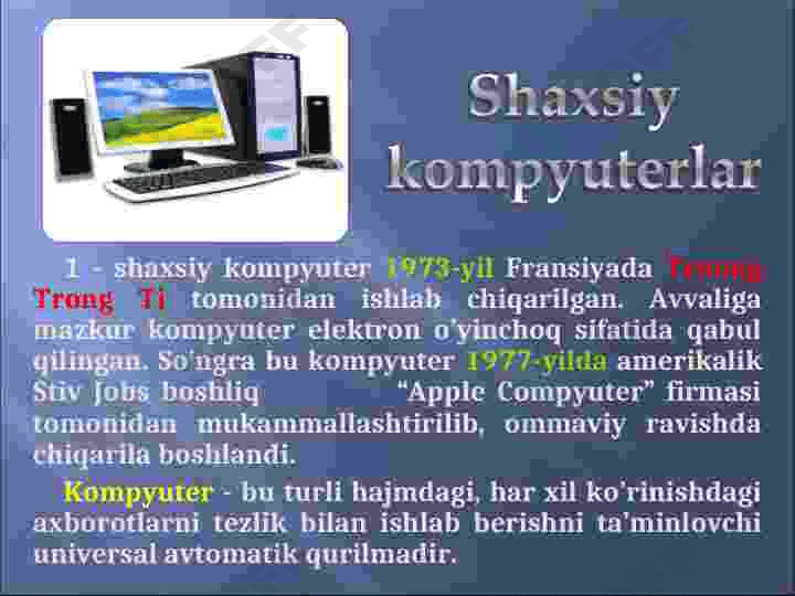 Kompyuter qurilmalari 3