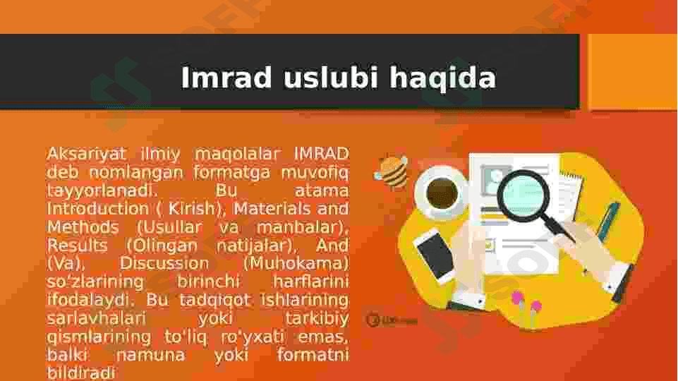 Imrad usuli haqida 3