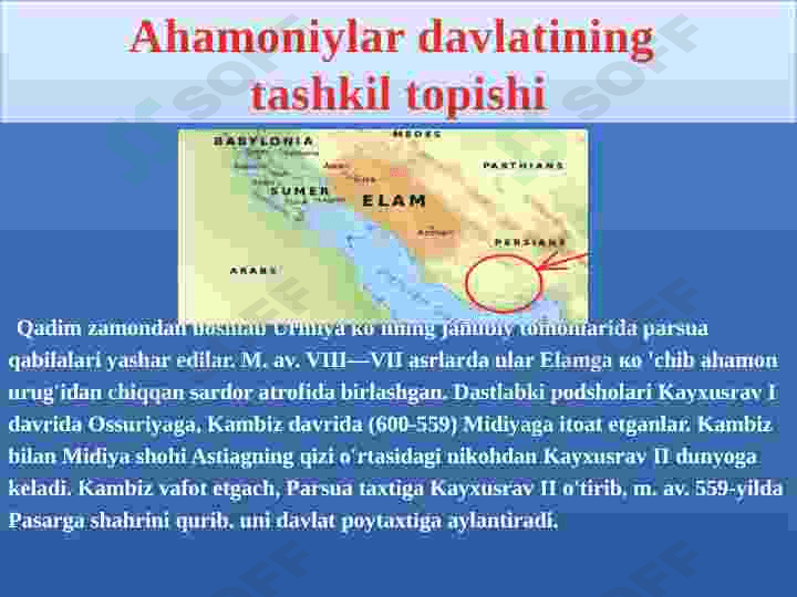 Ahamoniylar davlati 3
