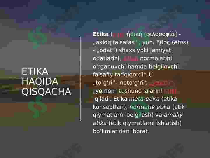 etika va estetika. madaniyat 3