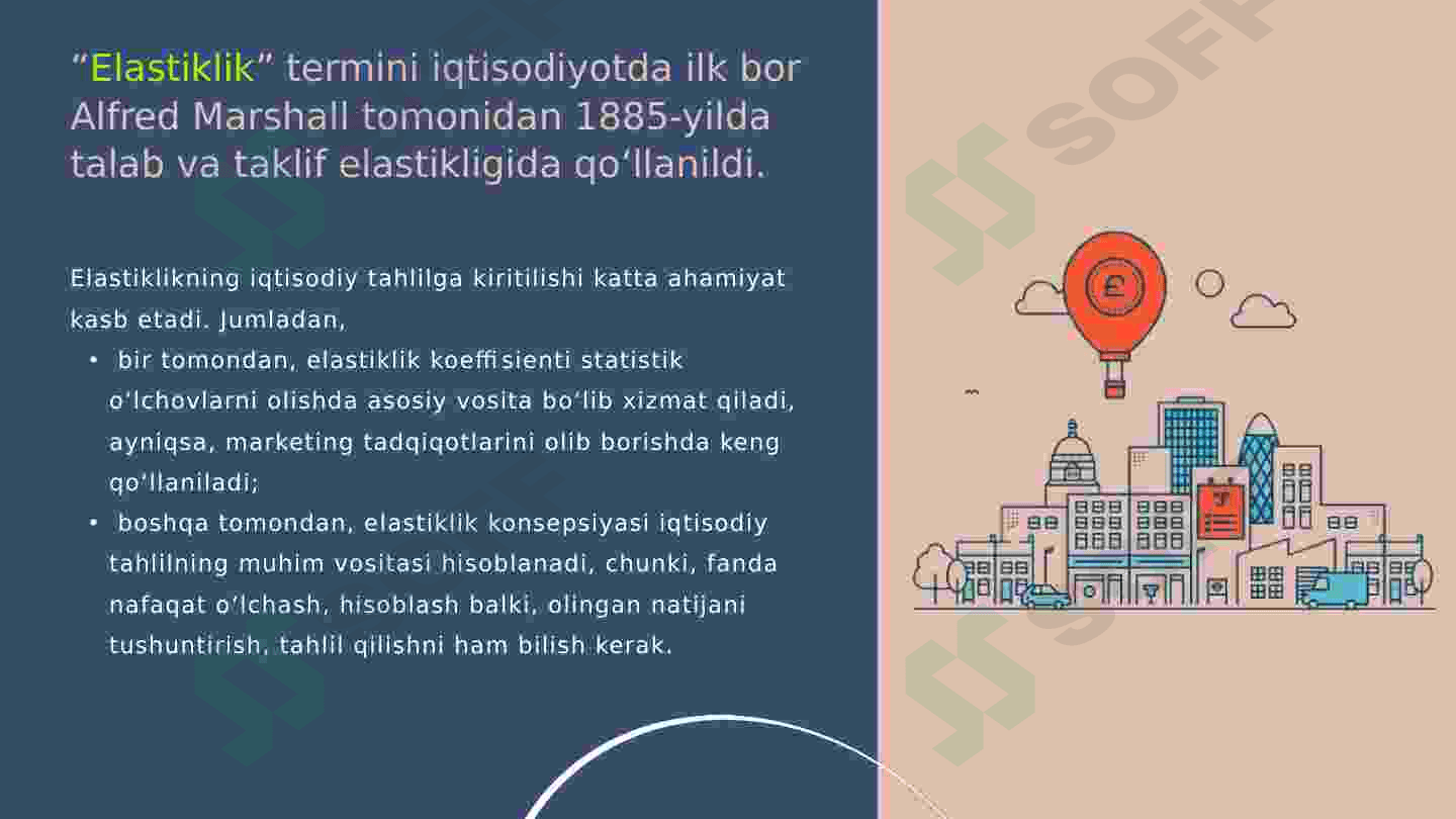 Talab va taklif elastikligi ko‘rsatkichlarining bozor holati tahlilidagi o‘rni 3