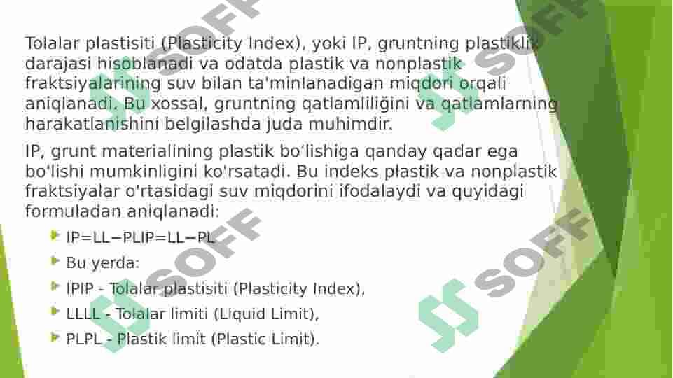 Gruntlarning reologik xossalari. 3