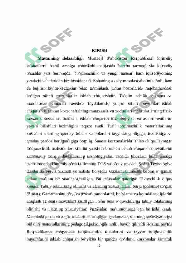 Zig`ir tolali materiallarning standart bo`yicha tasnifi, ishlatilishi va umumiy xususiyatlar 3
