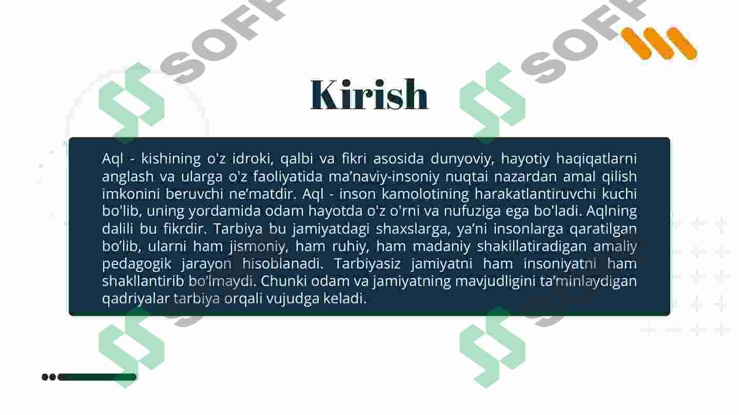 ILMIY DUNYOQARASHNI SHAKLLANTIRISH VA O’QUVCHILARNI AQLIY TARBIYALASH 3
