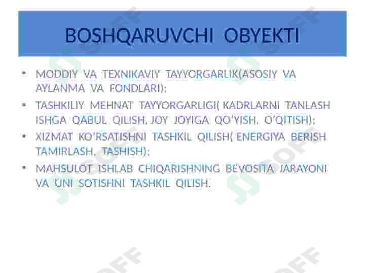 Qurilishda ushlab chiqarishni boshaqarish va tashkil etish 3