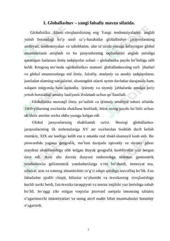 Globallashuvning falsafiy muommolari 3
