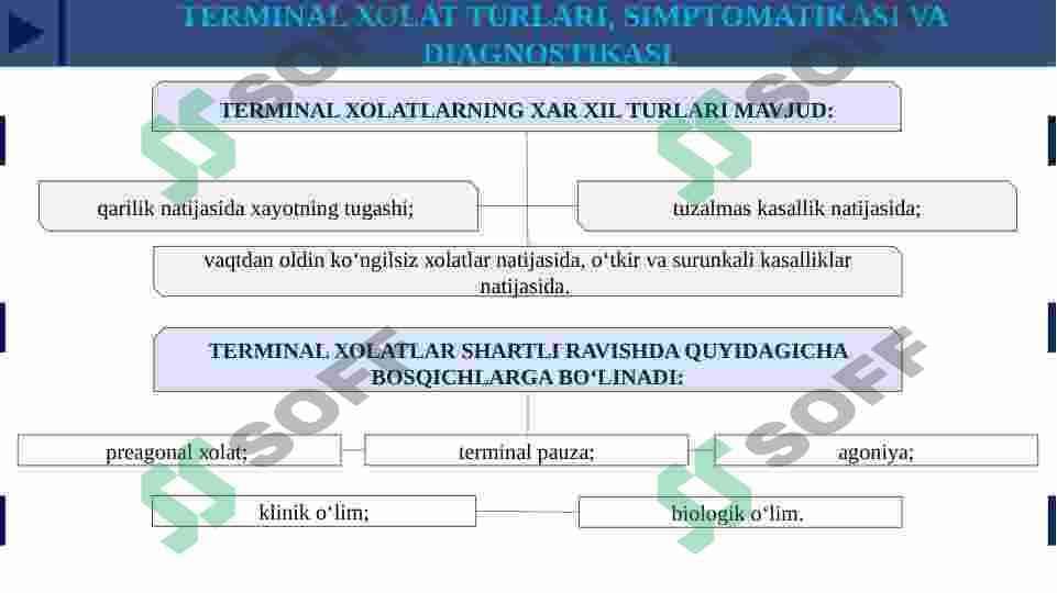 TЕRMINAL ХОLATLAR VA RЕANIMATSIYA ASОSLARI - XRURGIYA 3