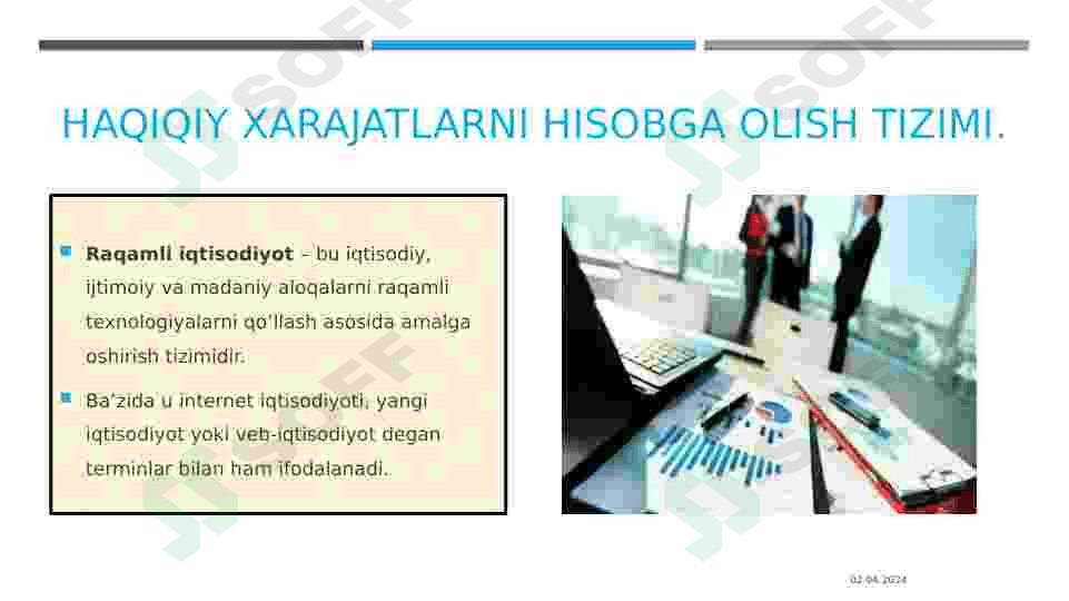 Haqiqiy xarajatlarni hisobga olish tizimi 3