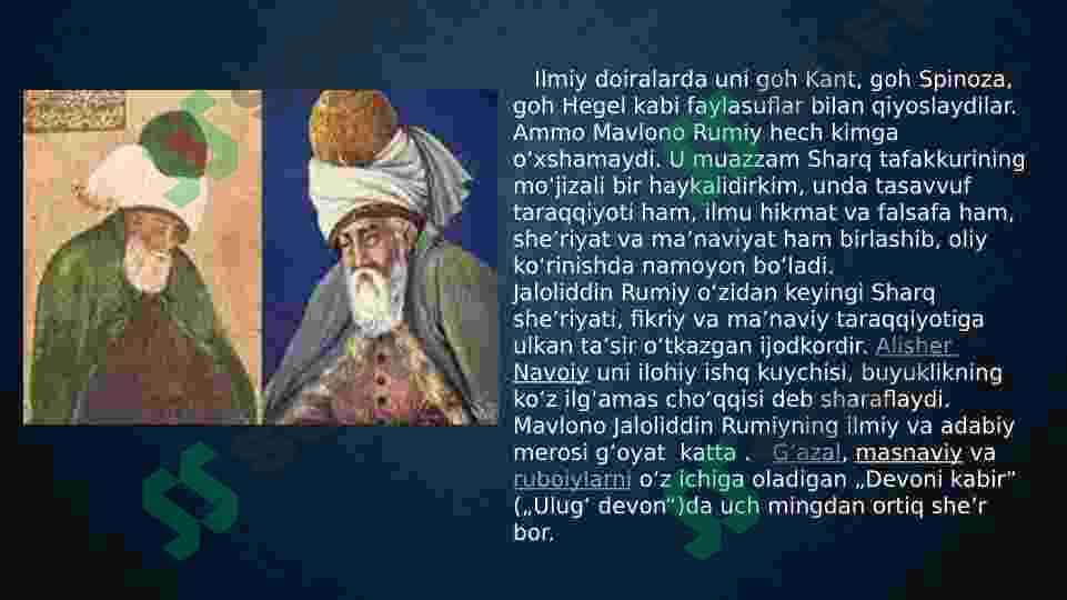 Jaloliddin Rumiy va Maks Shelerning inson tabiatiga oid qarashlarini tahlil etish 3