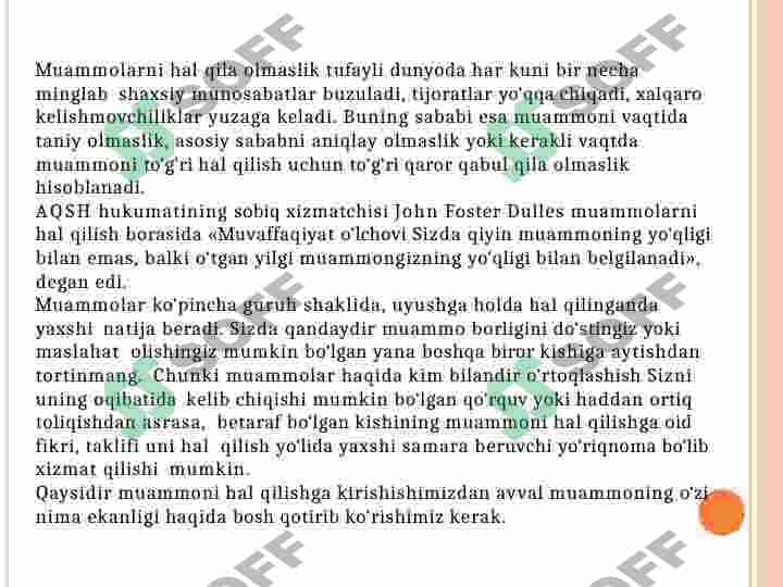 MUAMMONI HAL QILISHNING  ASOSIY STRATEGIYALARI 3
