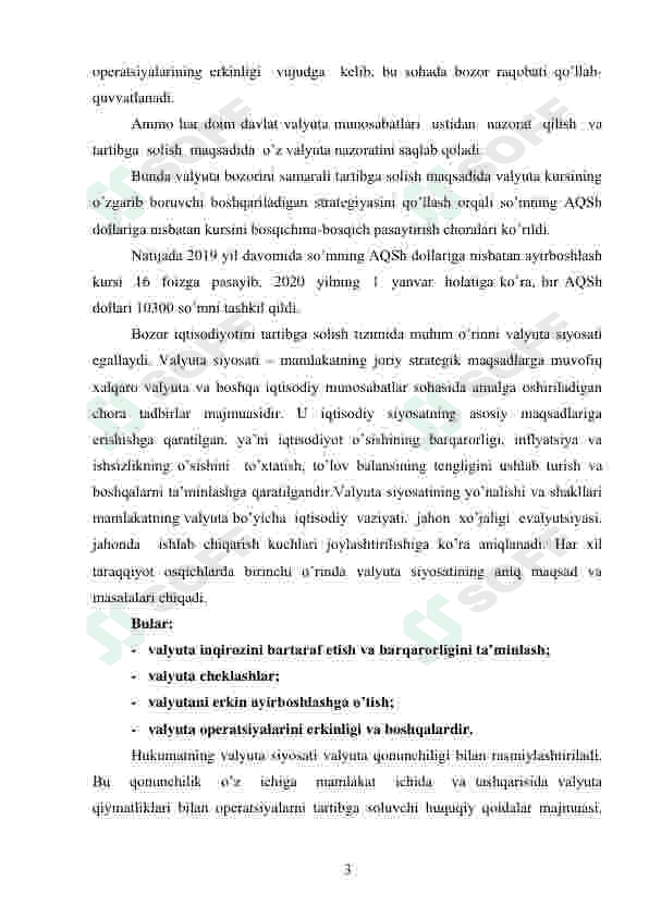Valyuta kursi 3