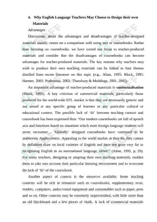 Designing relevant grammar, phonology and vocabulary teaching and learning materials 3