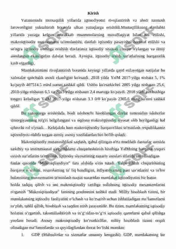 Milliy hisoblash tizimidagi asosiy makroiqtisodiy koʻrsatkichlar 3