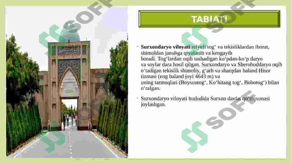 SURXONDARYO  VILOYATI 3