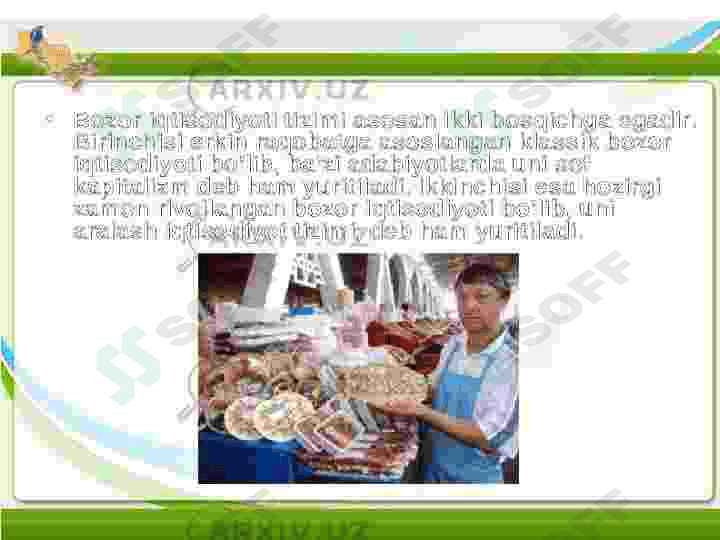 Hozirgi zamon bozor iqtisodiyotida assimetrik axborot muammolari 3
