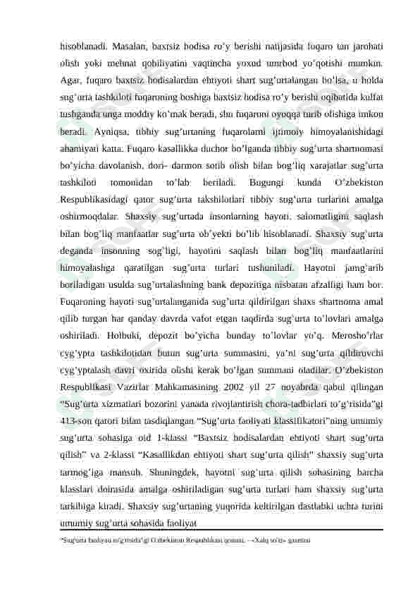 Shaxsiy sug'urtada tomonlarning huquq va majburiyatlari 3