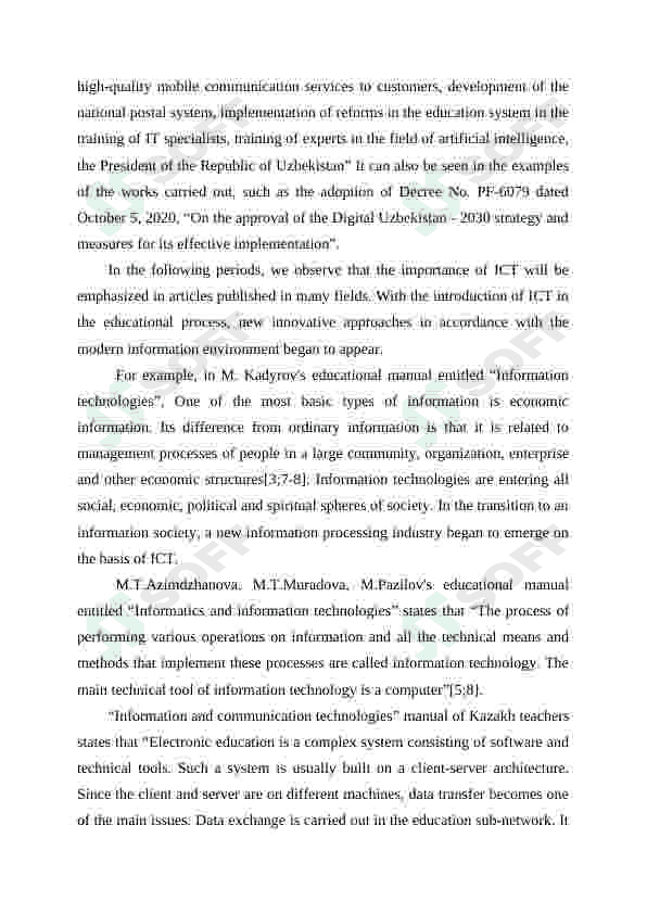 INFORMATION AND COMMUNICATION TECHNOLOGIES  AND THEIR  SIGNIFICANCE 3