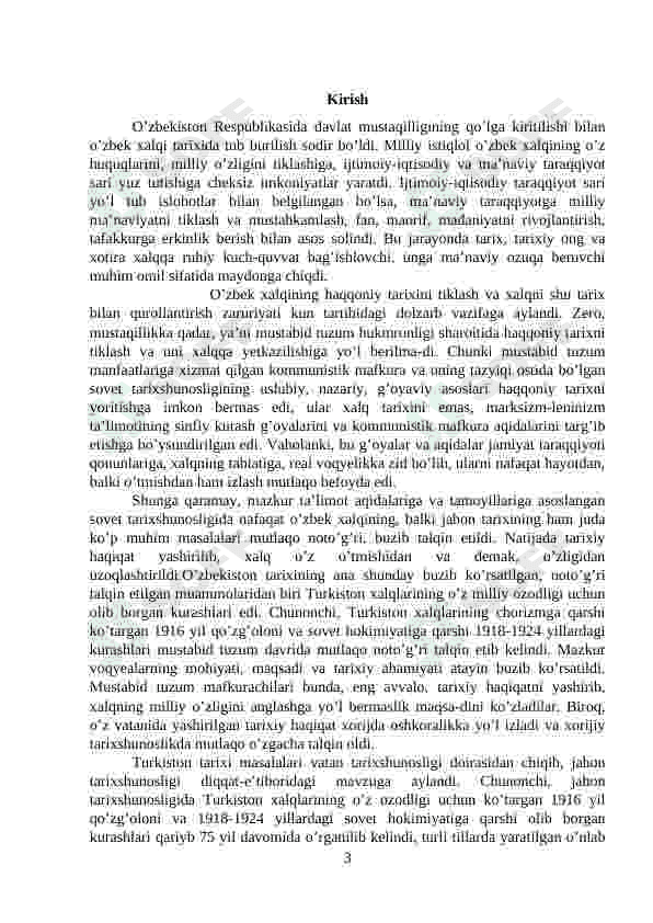 “TURKISTONDA BOLSHEVIKLAR HUKMRONLIGI VA UNING XONLIKLARGA TA’SIRI” 3