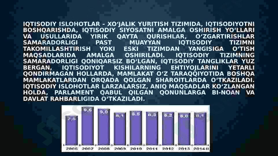Oʻzbekistonda iqtisodiy islohotlar 3