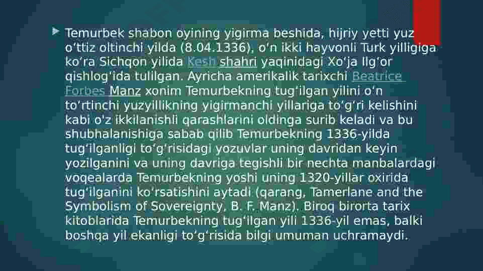 Amir Temur 3