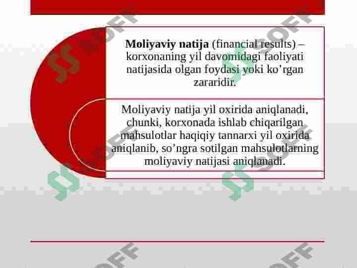 JORIY YILNING MOLIYAVIY NATIJALARI TO'G'RISIDA HISOBOTNI TUZISH TARTIBI. 3