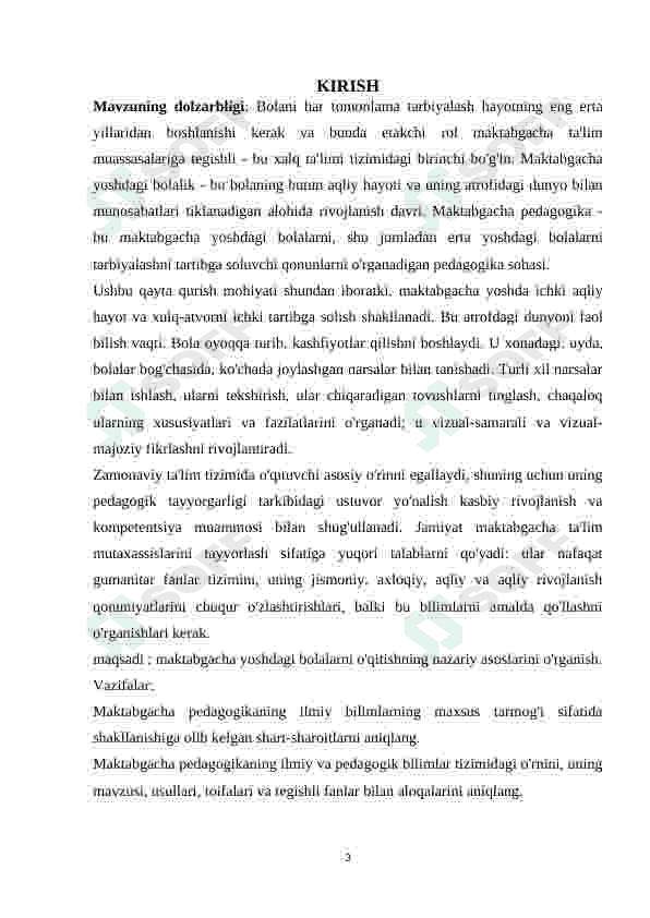 Maktabgacha pedagogikaning boshqa fanlar bilan aloqasi 3