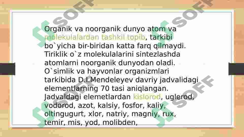 Hujayraning kimyoviy tarkibi,undagi asosi moddalar va moddalar almashinuvidagi ahamyati 3