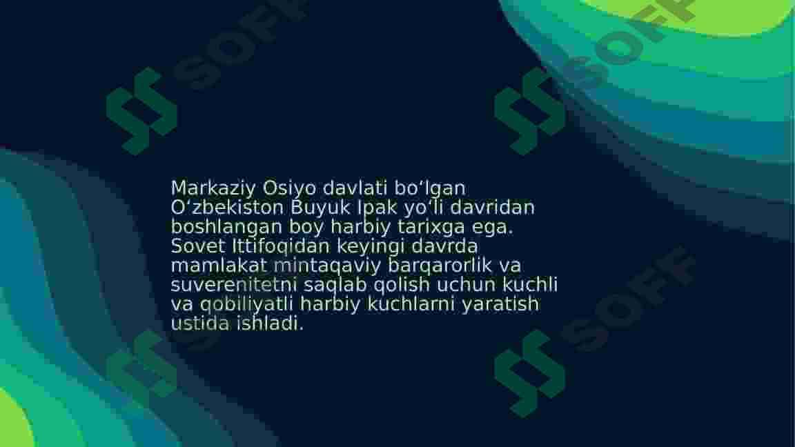 O'zbekiston hududlarida harbiy sohaning shakllanishi 3