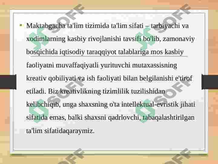 Nazariy va amaliy mashg'ulotlar uchun materiallari to’plash va saralashda kreativ yondashuvining ahamiyati 3