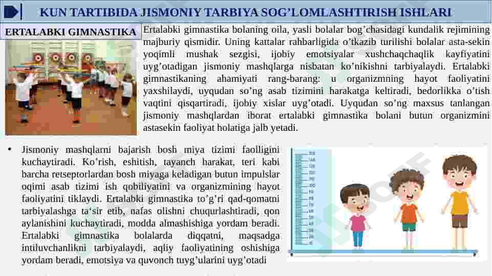 Bolalarni kundalik hayotida jismoniy tarbiya boyicha ishni tashkil etish 3