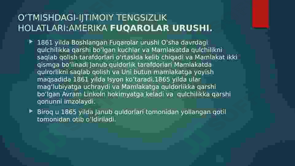 Jamiyatdagi ijtimoiy tengsizlik 3